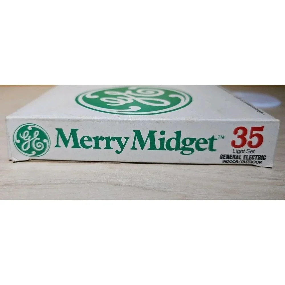 GE Merry Midget 35 Light Set Vintage Christmas Multicolor String Do Not Work